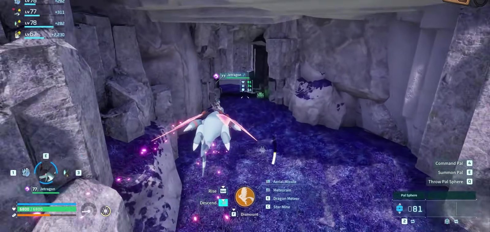 The crystal cavern that hides the Blazamut's Talisman terminal