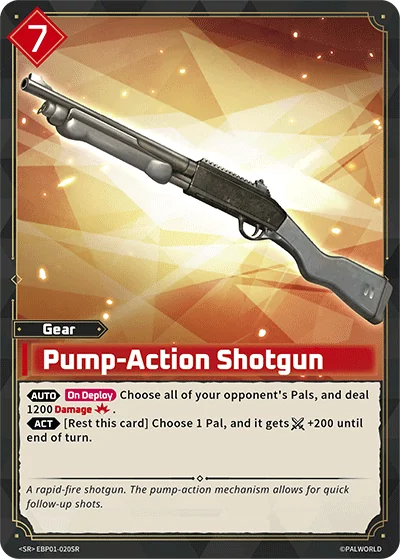 Pump-Action Shotgun card