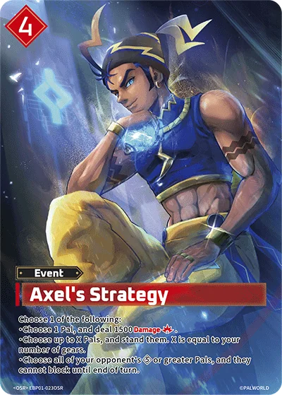 Axel's Strategy card