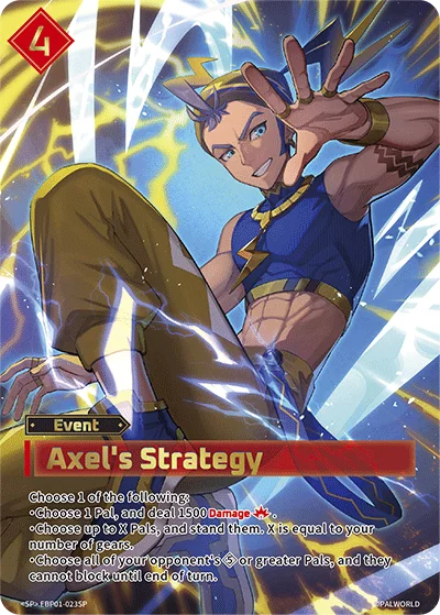 Axel's Strategy card art BP01-023SP