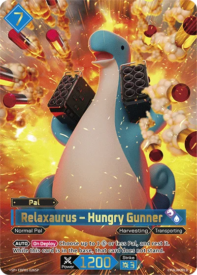 Relaxaurus card art BP01-026SP
