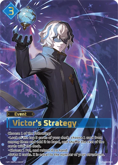 Victor's Strategy card art BP01-046SP