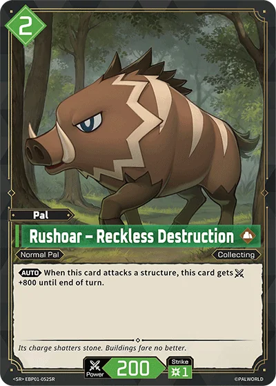 Rushoar card