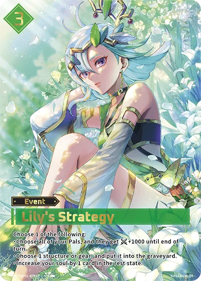 Lily's Strategy card art BP01-070SP