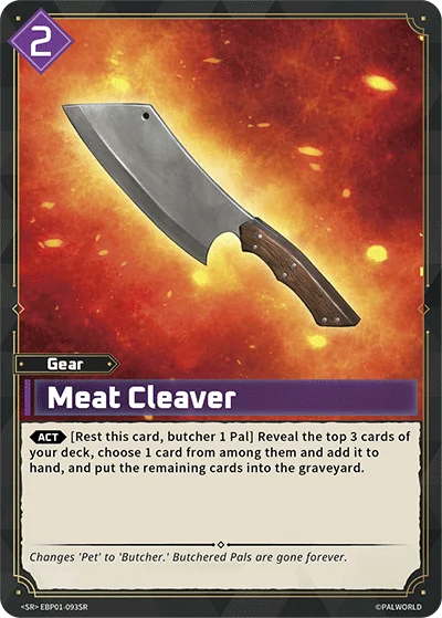 Meat Cleaver card