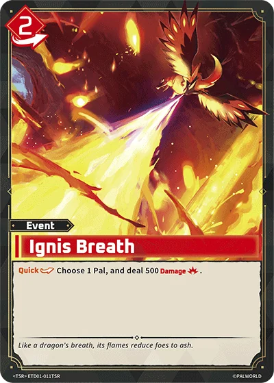 Ignis Breath card