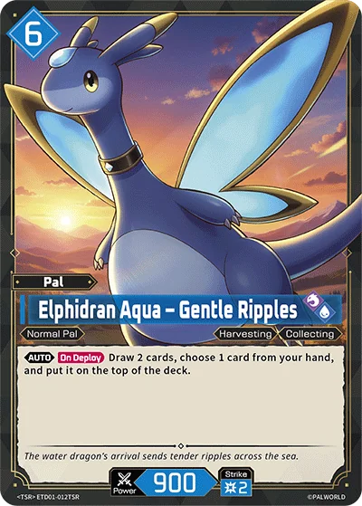 Elphidran Aqua card art TD01-012TSR